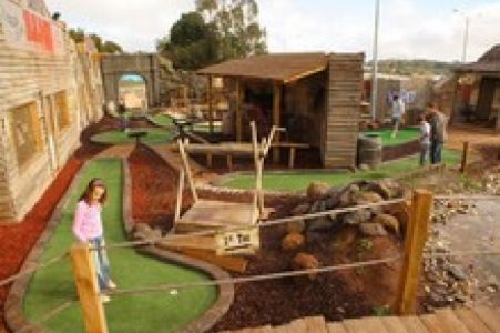 Gold Rush Indoor And Outdoor Mini Golf.